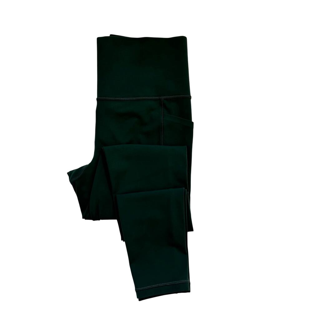 Athleta Salutation Stash High Rise Leggings Forest Green Women's Small